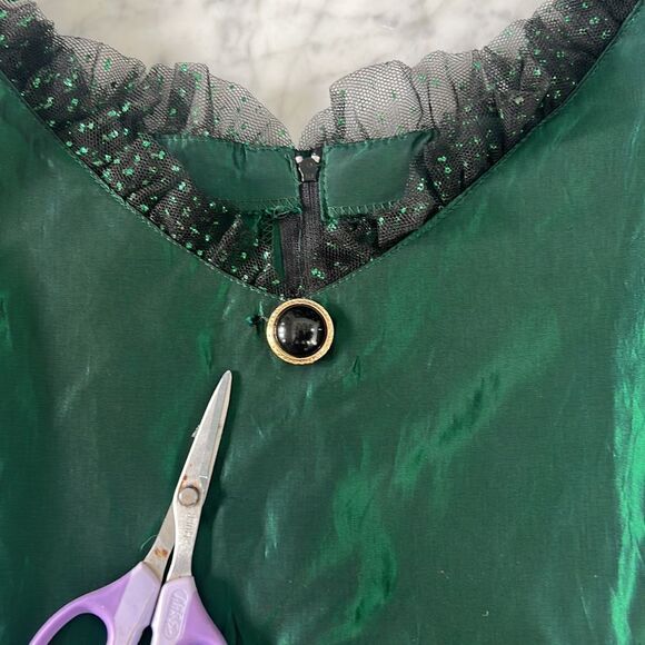 Vintage Hocus Pocus Winnie Witch Halloween Dress Unique Amy Too Brand Sz 14 - Picture 7 of 8